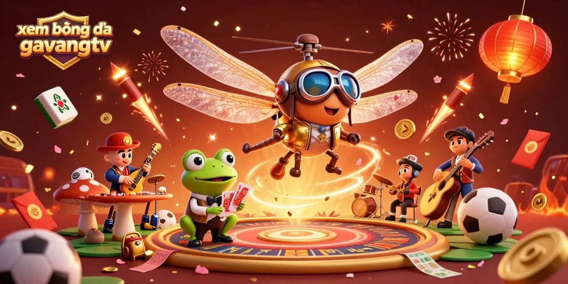 Engage in xem bóng đá gavangtv with dynamic sports betting elements in a vibrant casino scene.