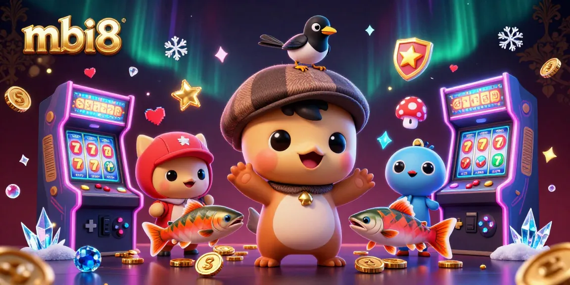 Join the fun with mbi8 as baby Nessie and friends explore vibrant casino games in 3D.