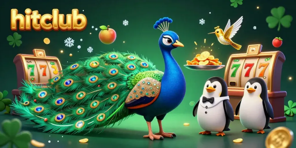 Win big with Hitclub's exciting slot games featuring gems, lucky symbols, and vibrant characters.
