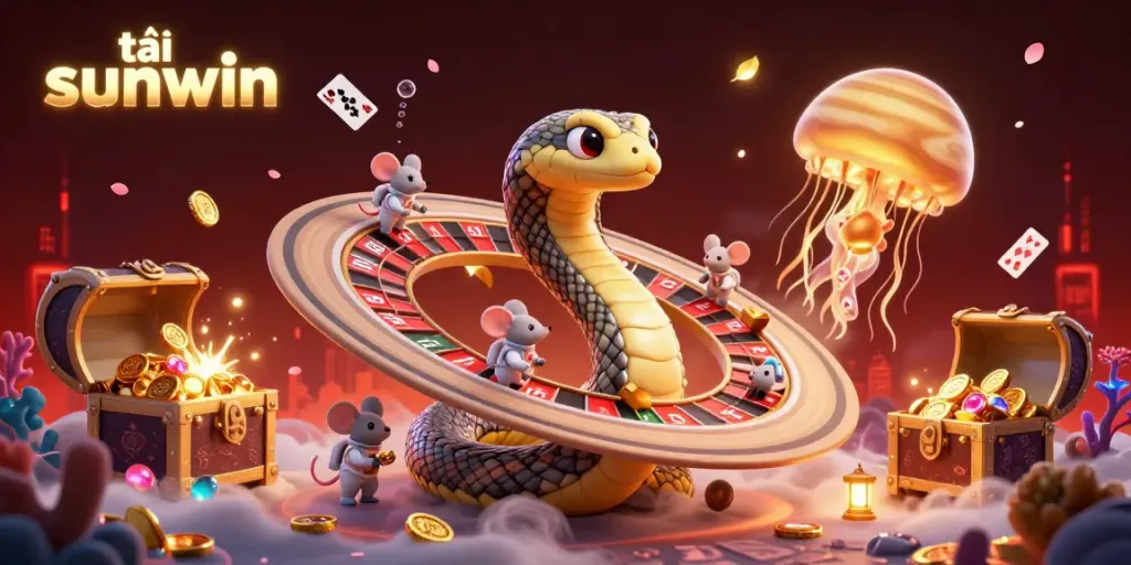 Engage in vibrant cosmic gaming with the tải sunwin app, showcasing astronauts betting on Saturn's rings.