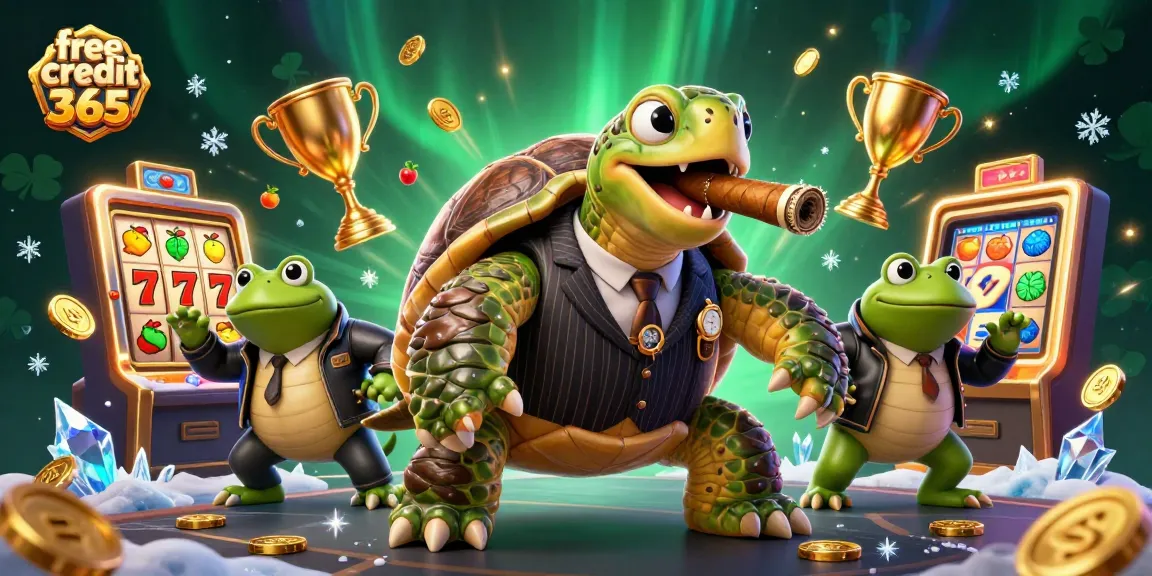 Experience thrilling wins with free credit 365 at vibrant casino slots featuring dynamic characters!